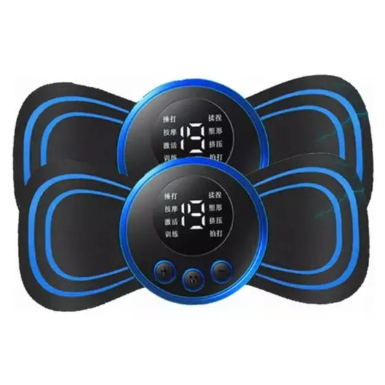 Kit 2 Mini Massageador Elétrico Portátil Cervical EMS Varilex Alivia Dores Corpo Pescoço - Prime