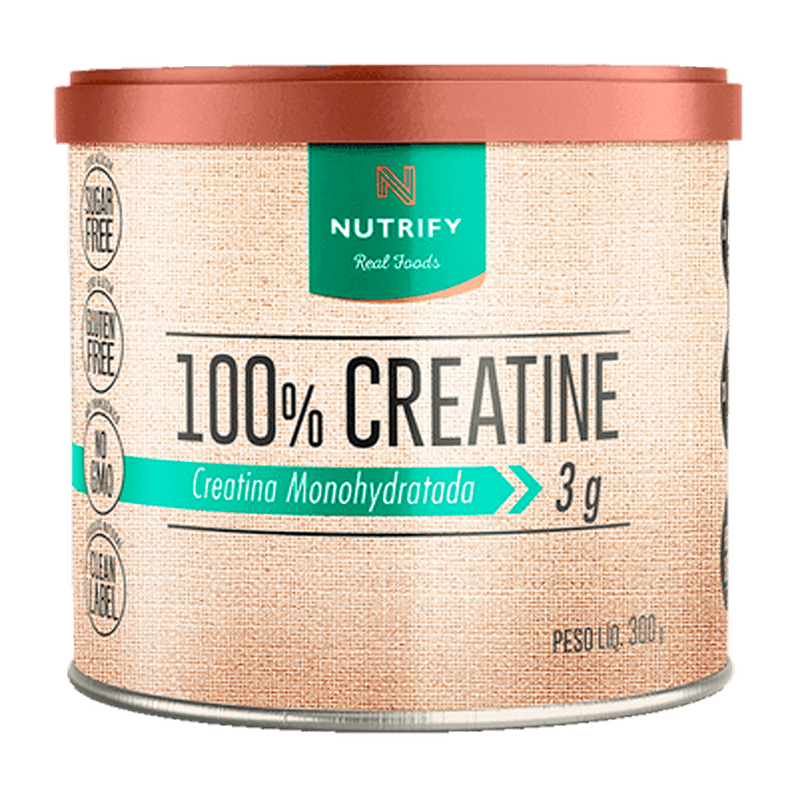 Creatine 100% - Creatina Pura Monohidratada - Nutrify - 300g