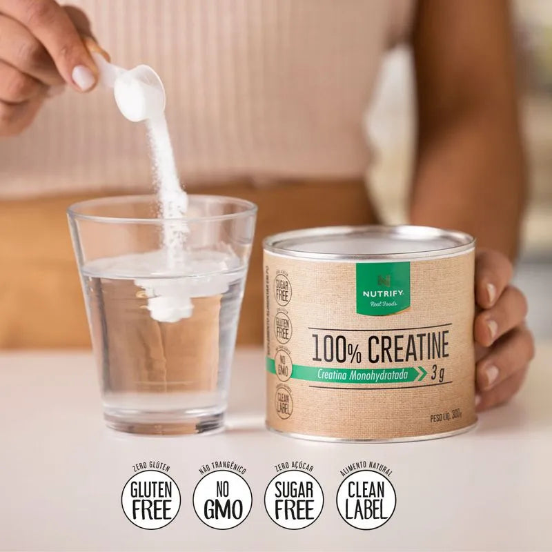 Creatine 100% - Creatina Pura Monohidratada - Nutrify - 300g