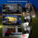 Câmera Segurança A35 Lente Tripla Sirene App Icsee 9mp Cor Preto