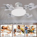 Ventilador De Teto Com Luz, Luz Led Regulável