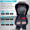 Mochila com bluetooth olhos Led Motoqueiro inteligente Smart Bag