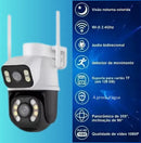 Câmera De Visão Noturna E Rastreamento Inteligente Wi-fi Ptz Cor Branco