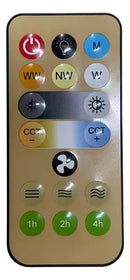 Ventilador de Teto Com Luz Integrada Silencioso Branco 6 pás