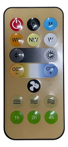 Ventilador de Teto Com Luz Integrada Silencioso Branco 6 pás