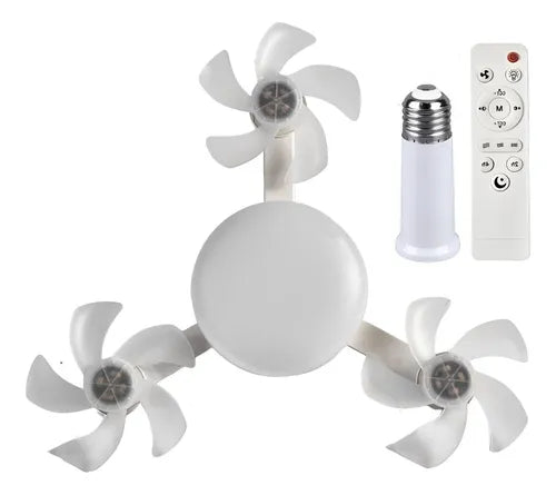 Ventilador De Teto Com Luz, Luz Led Regulável