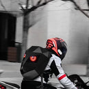 Mochila com bluetooth olhos Led Motoqueiro inteligente Smart Bag