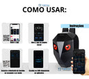 Mochila com bluetooth olhos Led Motoqueiro inteligente Smart Bag
