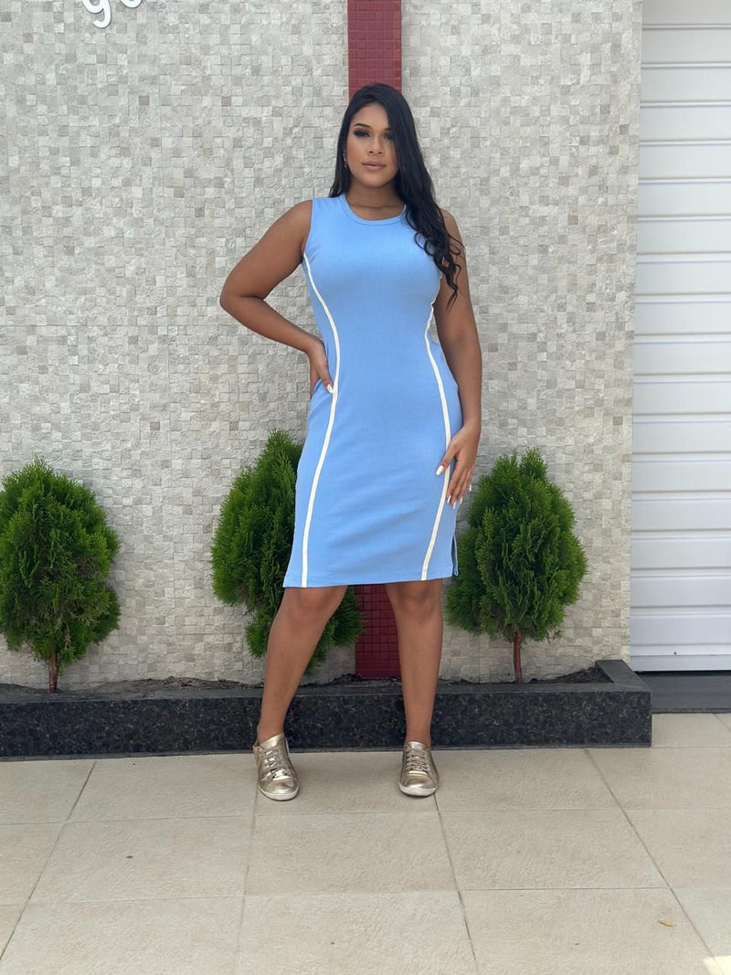 Vestido Canelado - Novas Vestes