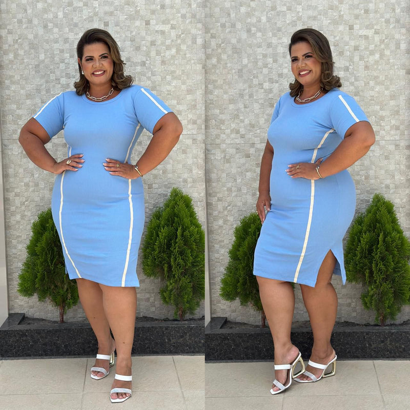 Vestido Canelado - Novas Vestes