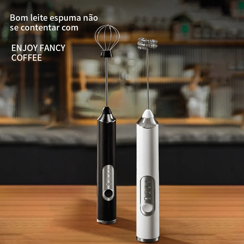 Batedor Misturador Mixer Elétrico para Bebidas