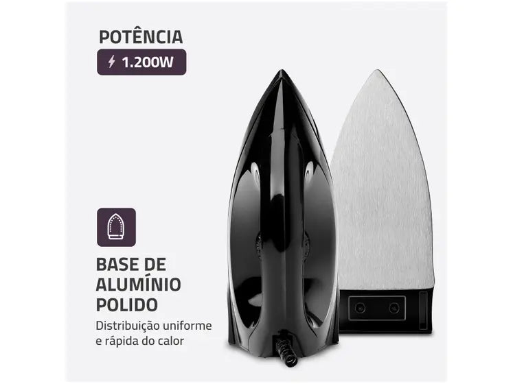 Ferro de Passar Roupa a Seco Mondial