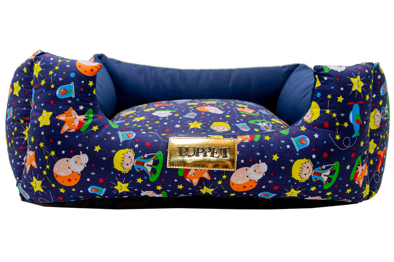 Cama Quadrada para Cachorro ou Gato Luppet Luxo Pequeno Príncipe Tamanho:M