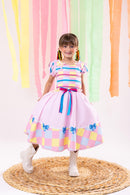 Vestido junino infantil Marie Luxo Arraia da Docura