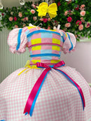 Vestido junino infantil Marie Luxo Arraia da Docura