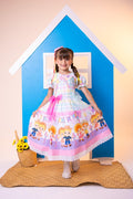 Vestido junino infantil Marie Luxo Quermesse das Cores