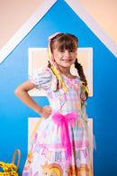 Vestido junino infantil Marie Luxo Quermesse das Cores