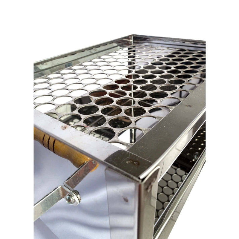 Mini Churrasqueira Campeira Movel Inox