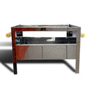 Mini Churrasqueira Campeira Movel Inox