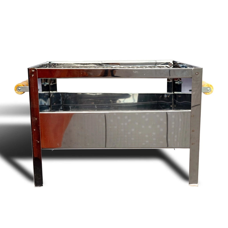 Mini Churrasqueira Campeira Movel Inox